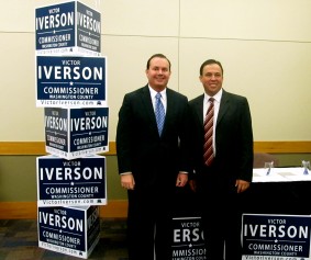 Mike Lee and Victor Iverson, Photo courtesy STGnews